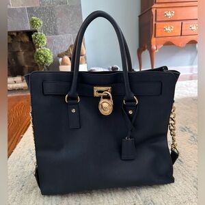 Michael Kors Hamilton Saffiano Leather Large Shoulder Tote Gently Loved